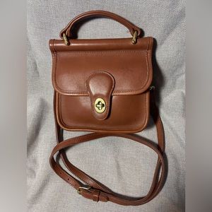 Coach leather crossbody bag purse